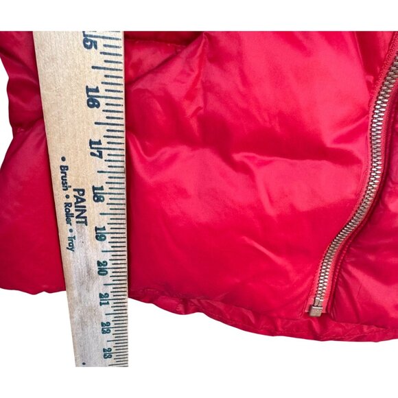 Lululemon Red Puffer Coat Jacket Women's Sz 4 Lightweight Nylon Insulated Zip-Up - Picture 8 of 12